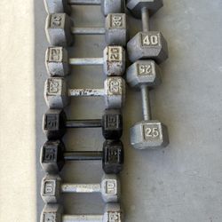 Weight set Weight plates curl bar 1x40 # 1x 25 # 2x 30# 2x 20# 2x15#   2x10 Total 215 #