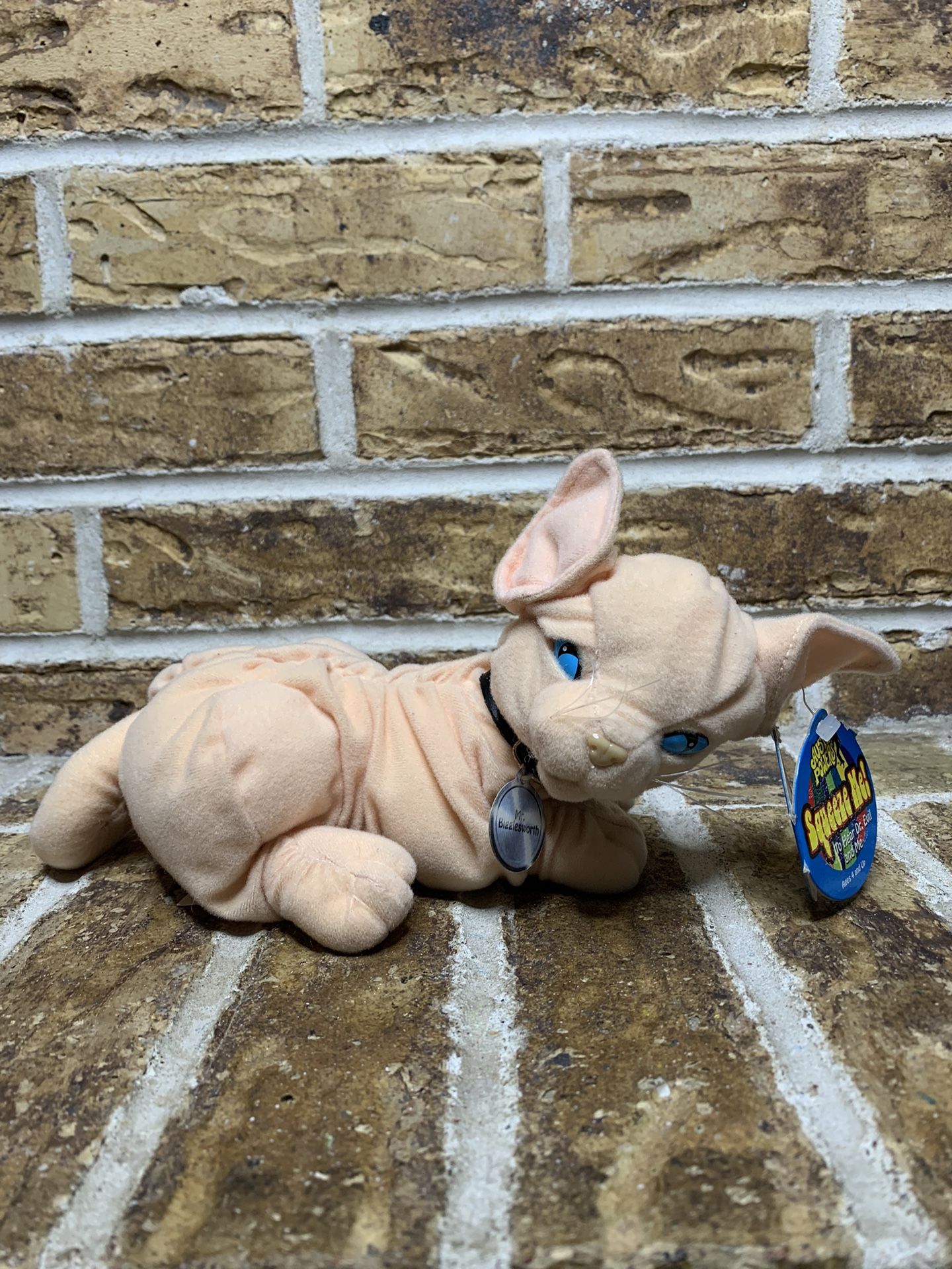 Mr. Bigglesworth Austin Powers Cat Plush Dr Evil 1998 Blockbuster NO SOUND 8”