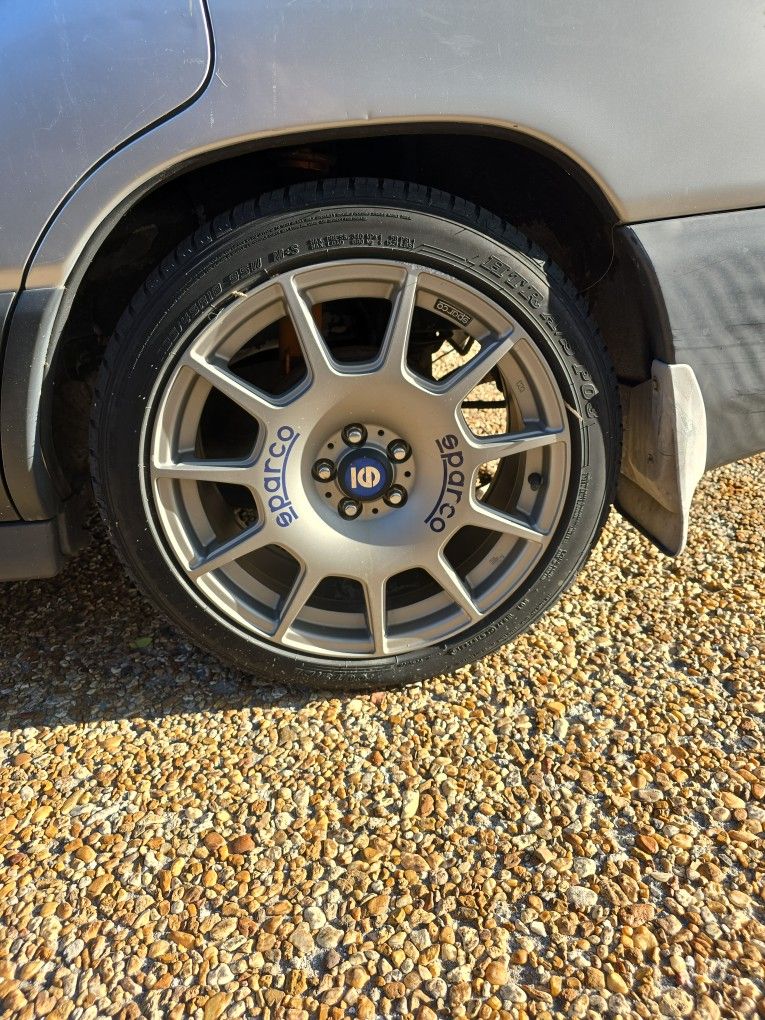 Sparco Rims 18" & Tires