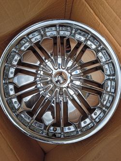 18 inch chrome tyfon wheels