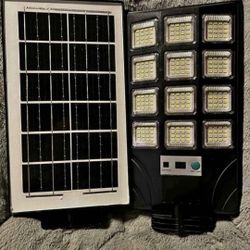 4-Pack Solar Street Lights 20.5" inch x 7.2 inch with Remote Control, 6500k