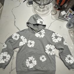 Denim Tear, White And Grey, Size(S)