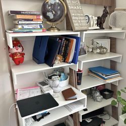 Desk With Matching Shelf