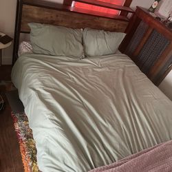 Full size Bed frame & Mattress