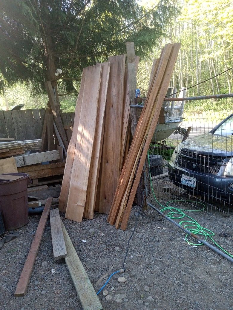 Clear Cedar Planks