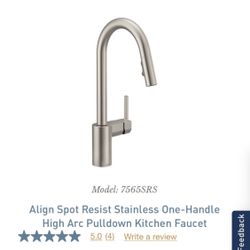 Moen 7565SRS Align One-Handle Pulldown Faucet