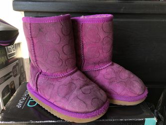 Size 10 purple snow boots