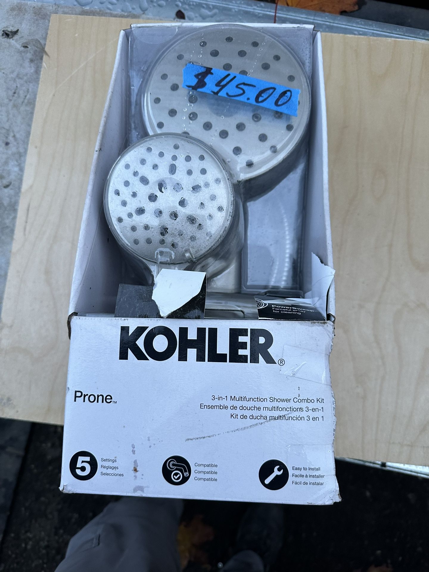 3 in 1 shower combo kit