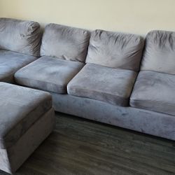 Light Grey  Sofa/storage