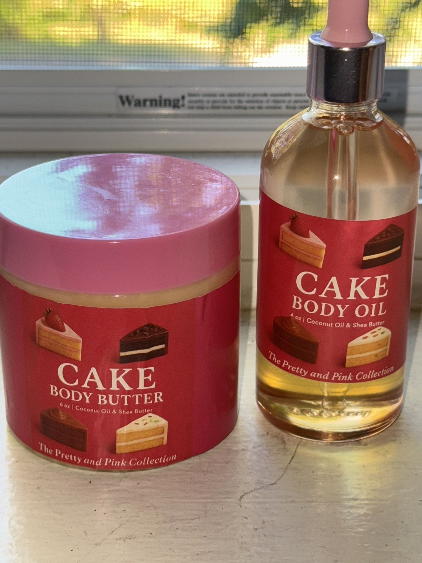 CAKE BODY OIL AND BODY BUTTER 