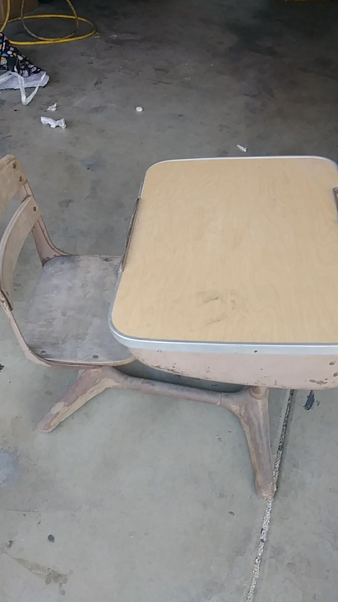 Old school desk