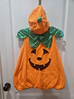pumpkin (plush ) kids size 4-6x costume
