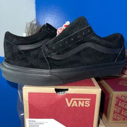 Brand New Size 9 and Size 10 Vans Black Nubuck $40