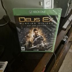 Brand New Factory Sealed  Xbox One Deus Ex Mankind Divided Day One Edition