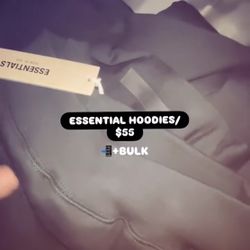ESSENTIAL HOODIES (STRETCH LIM/BLACK, DARK OAT & LIGHT OAT)