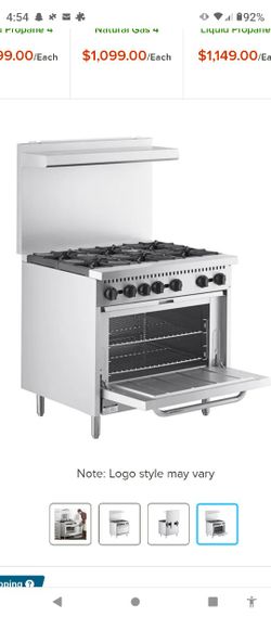 6 Burner Commercial Gas Stove