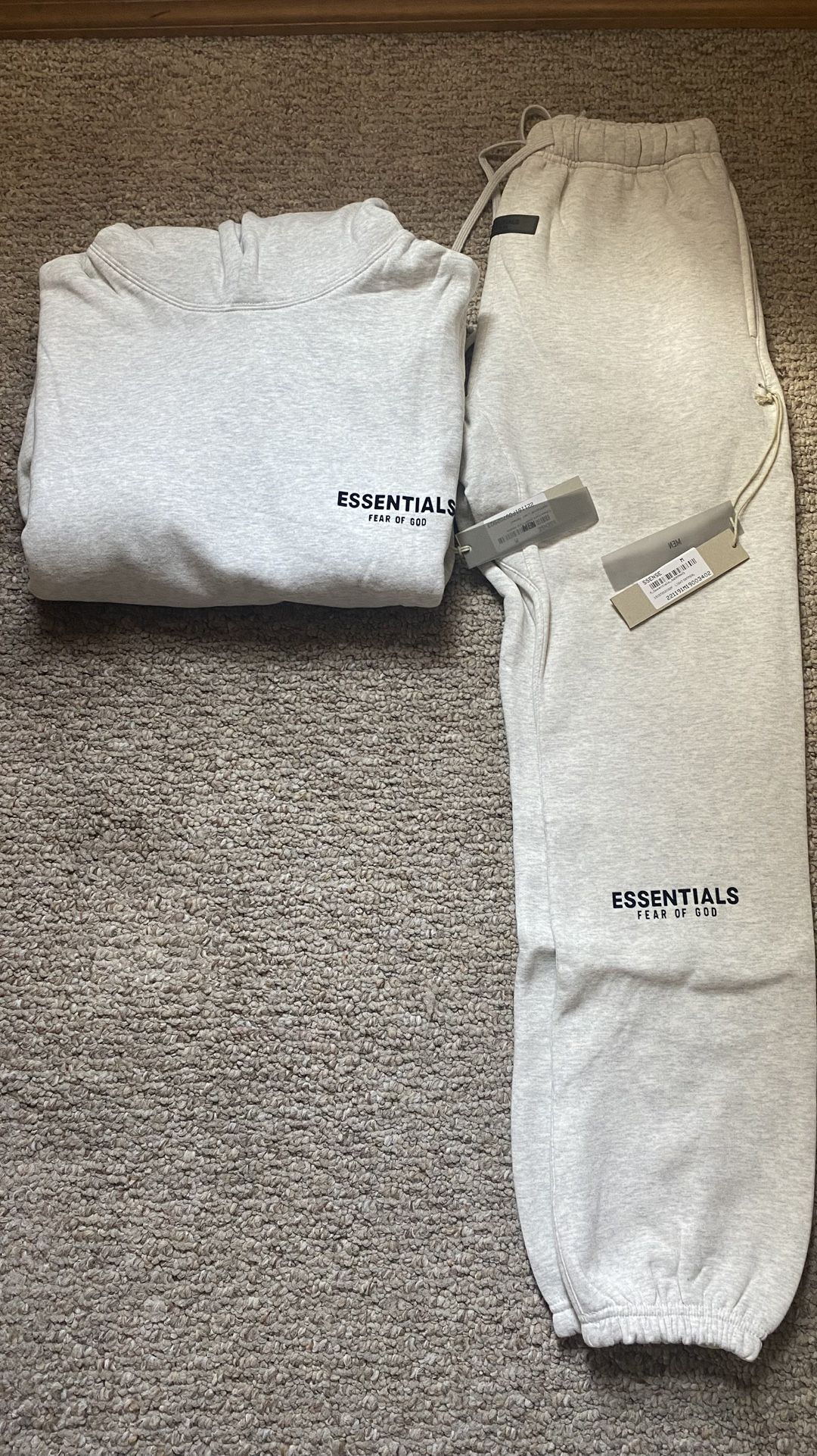 Light Oatmeal Essentials Sweatsuit Size Medium 