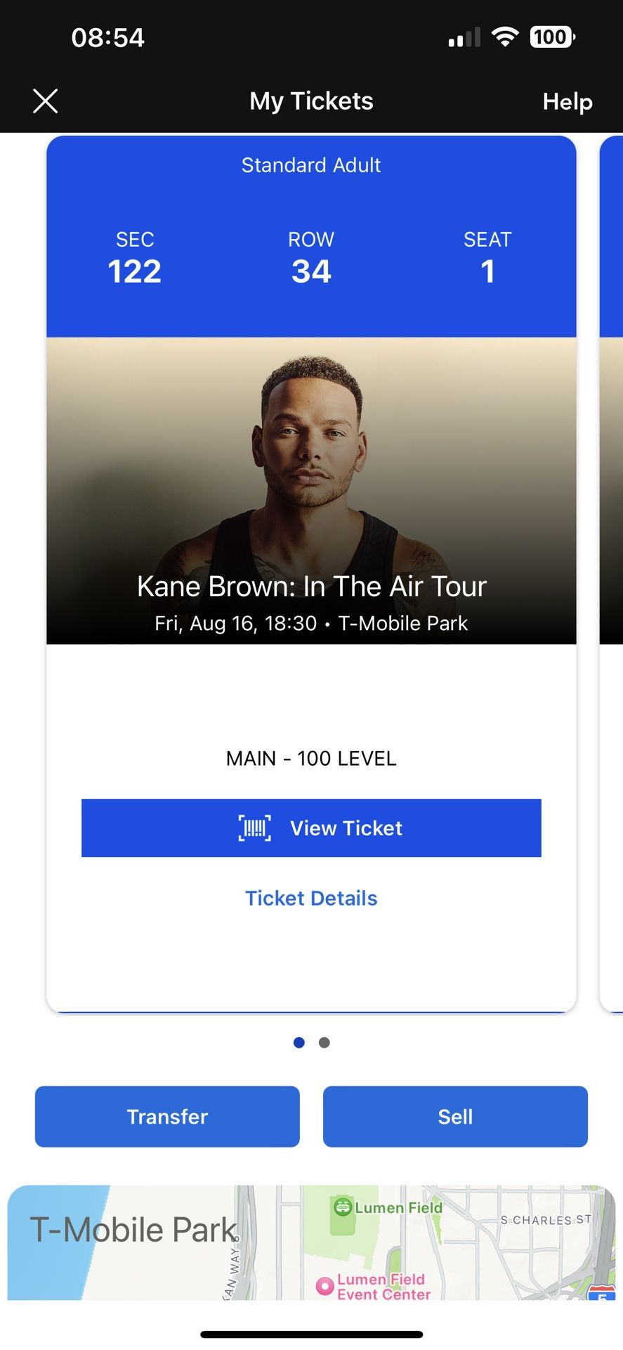 Kane brown Concert Tickets - Seattle 