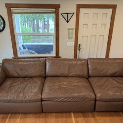 Leather LONG Couch 