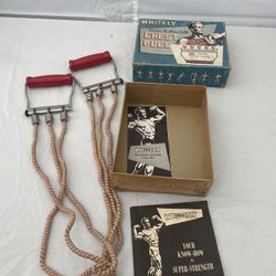 Vintage Chest Exercise Equipment   Whitely Brand 