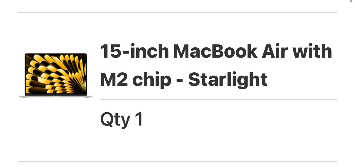 15 Inch MacBook Pro M2 Chip
