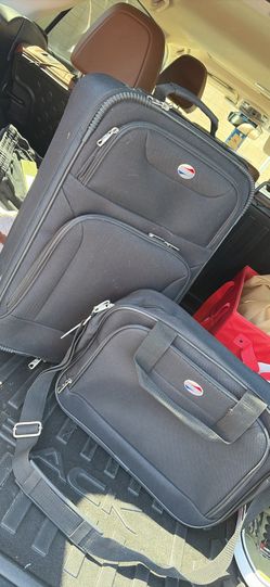 Small luggage with small bag