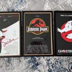 Framed Movie Poster Set