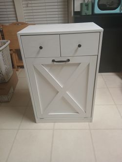 Tilt Open Cabinet w/ Drawers
