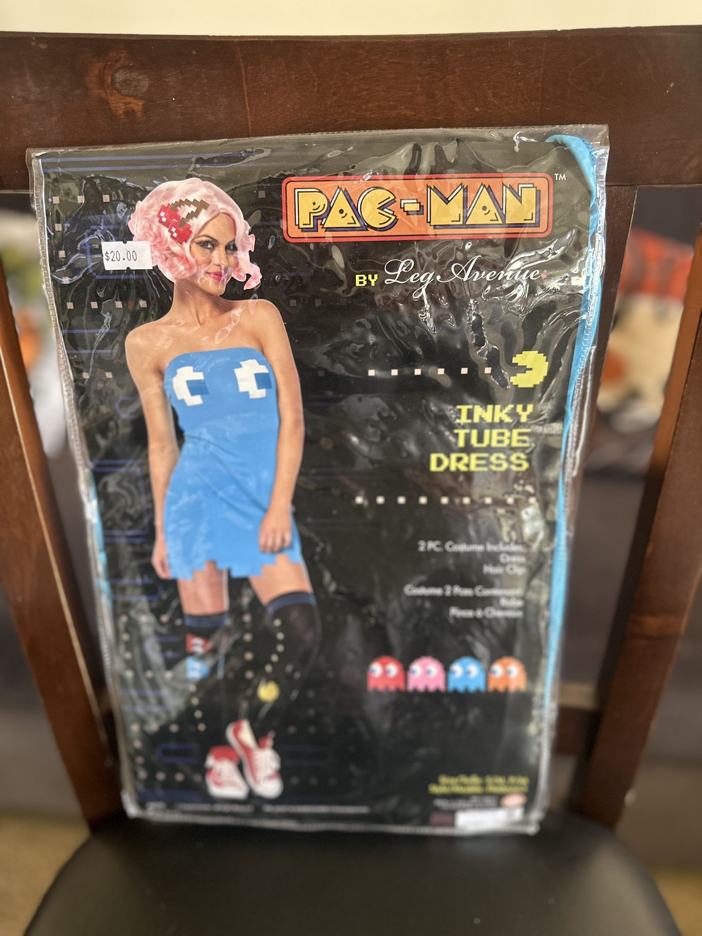 Inky Tube Pac-Man Halloween Costume