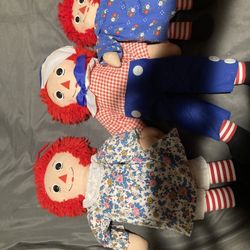70s Raggedy Ann Dolls