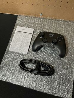 New PowerA Advantage Wireless Controller for Nintendo Switch 2 - Black, Officially Licensed, Hall Effects, Mappable Buttons, Pro Controller, C Button,