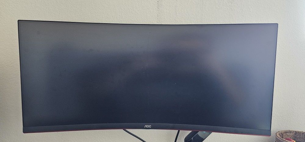 AOC CU34G2XP 34" VA Curved Monitor - WQHD (3440x1440), 144Hz, 1ms, FreeSync, HDR400