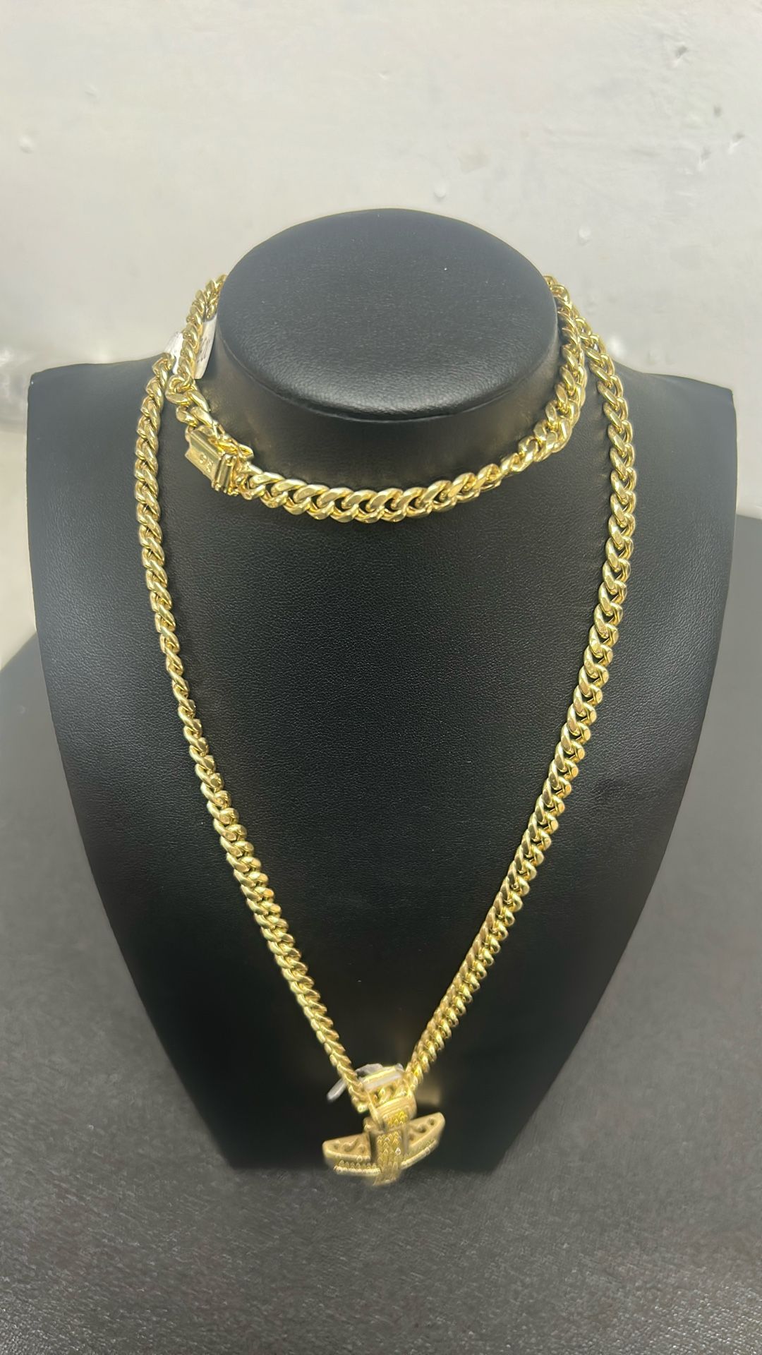 Cuban Chain/ Cross Charm