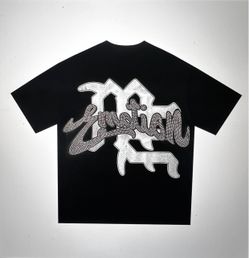 Mixed emotion Black Graphic Oversized T-Shirt