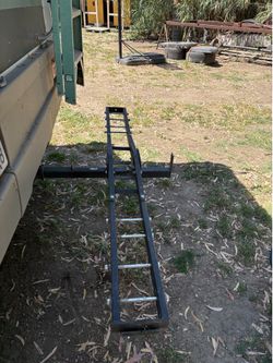 Dirtbike hitch rack