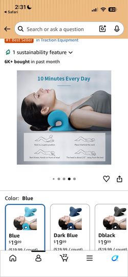 Restcloud neck relaxer pillow