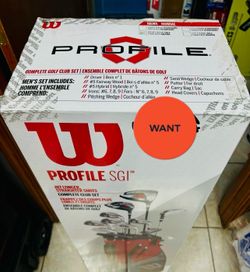 Wilson complete golf set