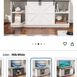  TV Stand  ( Sliding Barn Door)