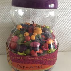 B. POP Arty Beads Toy Kids Jewelry Make Kit Rings Necklaces Bracelets 400 Pieces