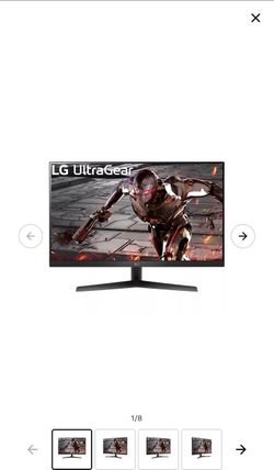 LG ULTRAGEAR gaming monitor