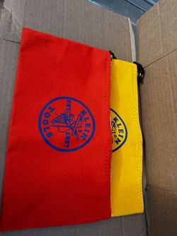 KLEIN TOOLS ZIPPER BAG CANVAS TOOL POUCHES. / BOLSA DE ZÍPER