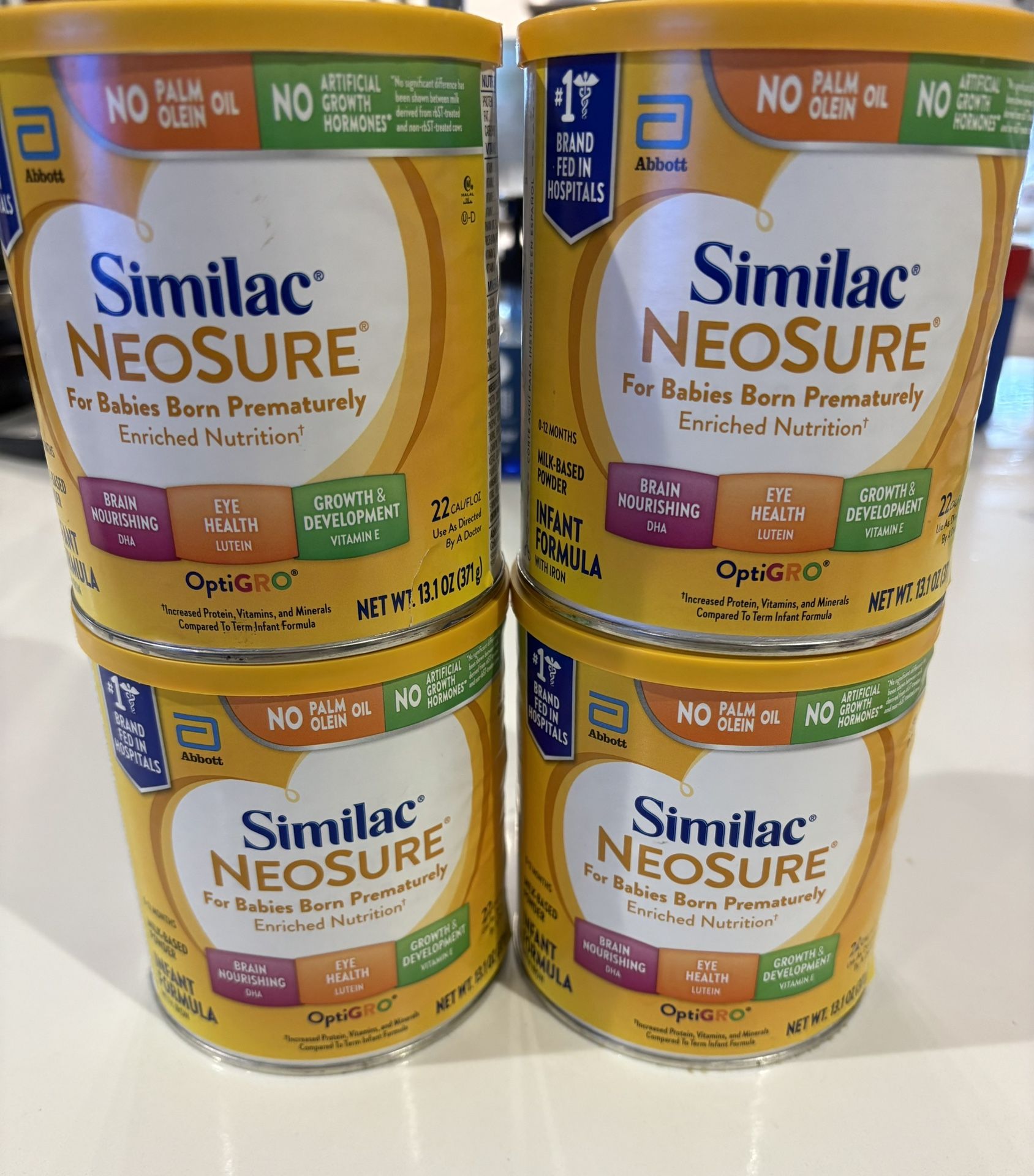 🍼 Similac NeoSure Formula – 4 Cans (Brand New & Sealed!)