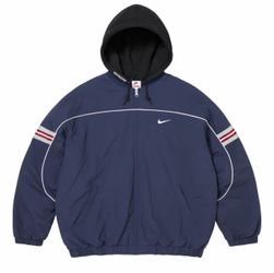 Supreme x Nike Hooded nylon hoodie size large