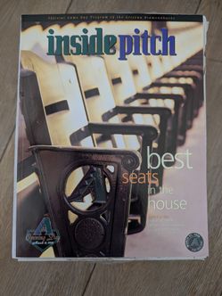 20 - Arizona Diamondbacks March 31st, 1998 Official game Day program