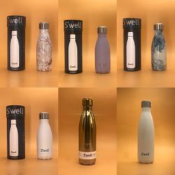 Brand New S'Well Water Bottles 9oz/17oz
