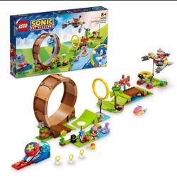 LEGO Sonic the Hedgehog Sonic's Green Hill Zone Loop Challenge Playset 76994