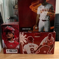 Angels BobbleHead 3 Bobblehead Ben Joyce, Logan O’Hoppe, Zach Neto