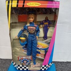 1998 50th Avenue Rosary NASCAR Barbie Mattel 20442