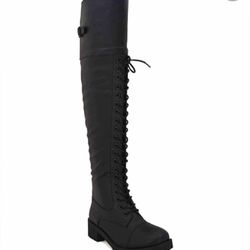 Super Cute New Black Jacobies Hugo Over-the-Knee Boot