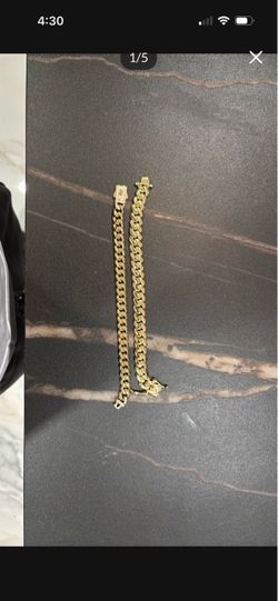 Cuban links gold plated